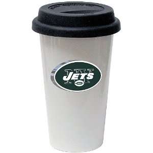  Hunter New York Jets 10Oz Porcelain Coffee Mug With Lid 