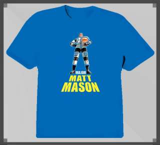 Retro Major Matt Mason Toy T Shirt Colour  