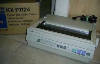 Panasonic KX P1124 Dot Matrix Printer POWERS ON or PART  