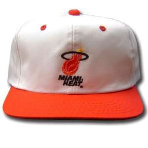  NBA MIAMI HEAT WHITE RED FLAT BILL YOUTH KIDS CAP HAT 