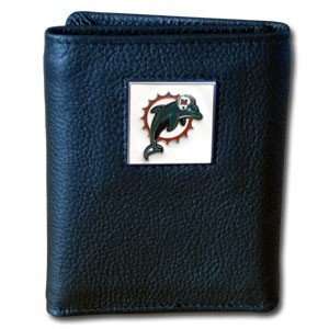  Miami Dolphins NFL Trifold Wallet in a Window Box Sports 