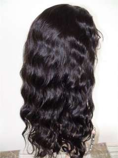 Indian Remi Human Hair Full Lace Wig 14 in. Wave 1B#  