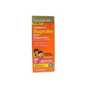  Ibuprofen Childrens Suspension, Bubblegum   4 oz Health 