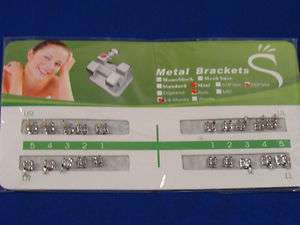   Orthodontic Metal BRACKETS ROTH Mini 0.22 /1 case SKY Product Original