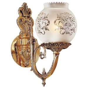  Metropolitan Collection Etched Glass 12 High Wall Sconce 
