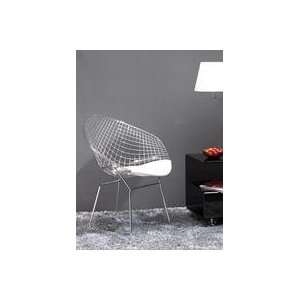  Zuo Net Chair White   set of 2   188021