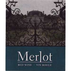  Wine Labels   Merlot 