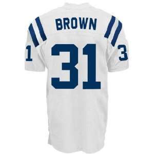  31# Brown Indianapolis Colts White Jerseys Authentic 