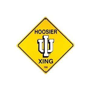  Indiana Hoosiers Metal Crossing Sign