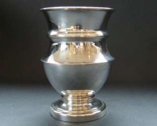 Hutchfield Art Nouveau Sterling Silver Wine Goblet Christening Mug 