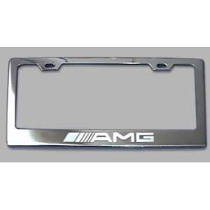  Mercedes Benz AMG Chrome License Plate Frame Everything 