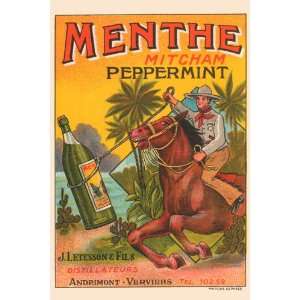  Menthe Peppermint 28X42 Canvas Giclee