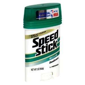Regular SPEED STICK Deodorant, By Mennen for Men   Net Wt 6 Oz, 3 Pack 