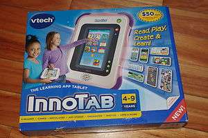 Vtech InnoTab Learning App Tablet, PINK/PURPLE, 80 126850 IN BOX, NOT 