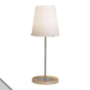Småland Böna IKEA   BASISK Table Lamp, (21) Nickel Plated, Birch 