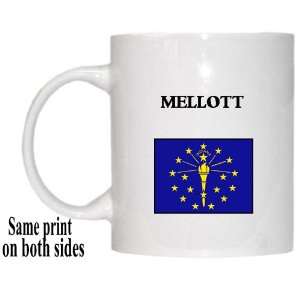  US State Flag   MELLOTT, Indiana (IN) Mug 