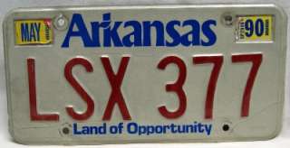   AUTOMOBILE LICENSE PLATE 1978  1988 LAND OF OPPORTUNITY VINTAGE  