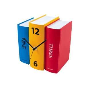  Present Time Book Clock Color by Karlsson for Present Time 
