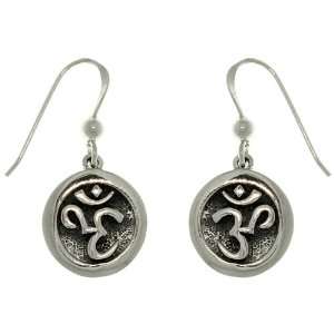   Peter Stone Collection Sterling Silver Om Meditation Earrings Jewelry