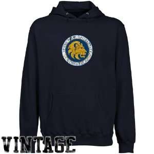  Texas A & M Commerce Lions Navy Blue Distressed Logo 