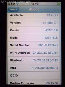 Good Cond Apple iPhone 3GS 16GB White(Unlocked) Ships International 