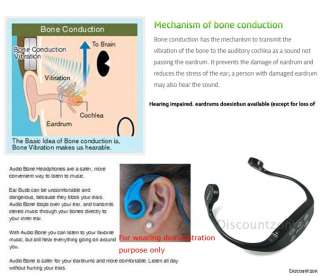 4GB Swim Bone conduction headphone Sport Waterproof  Player/FM 