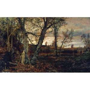   canvas   Jervis McEntee   24 x 14 inches   Tranquility