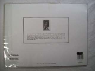 Malcolm X Matted Postal Stamp Image & Bookmark Set  
