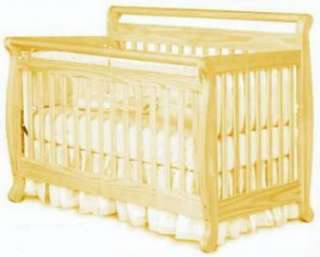 Baby Furniture Convertible Sleigh Bed Crib Nursery Woodworking Plans 