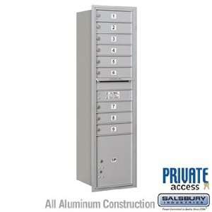 Horizontal Mailbox (Includes Master Commercial Lock)   Maximum Height 