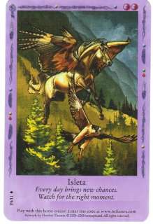 Bella Sara ISLETA P4/11 RARE Native Lights PROMO Card  