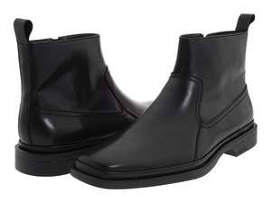 Mens Calvin Klein Barker Black Zip On Boots F7320 Black  