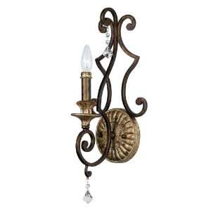Quoizel Lighting MQ8701HL Marquette   One Light Wall Sconce, Heirloom 