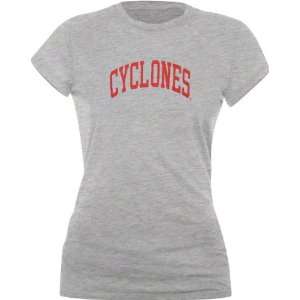  Iowa State Cyclones Womens Grey Tradition Mascot T Shirt 