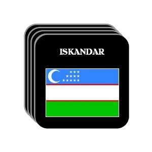  Uzbekistan   ISKANDAR Set of 4 Mini Mousepad Coasters 