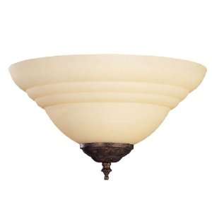   56 2 Light Fan Light Kit in New Tortoise Shell with Cream Marble glass
