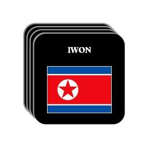  North Korea   IWON Set of 4 Mini Mousepad Coasters 