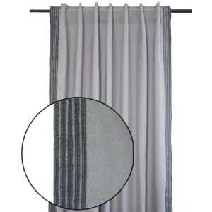    Drapery Curtain Panel 46 Inch X 96 Inch Malti Smoke