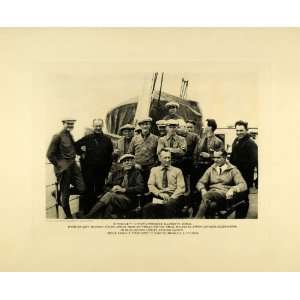  1929 Photogravure Polar Sea Explorers Omdal Ramm Malmgren 