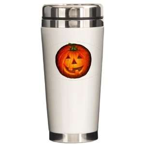   Drink Mug Halloween Holiday Jack o Lantern Pumpkin 