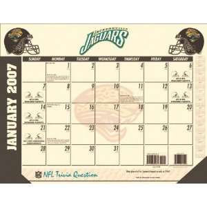  Jacksonville Jaguars 22x17 Desk Calendar 2007 Sports 
