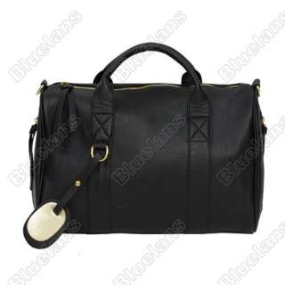   Travelling Tote Shoulder Weekend Bag Studs Studded Rivet Black  