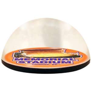NCAA Clemson Tigers Stadium Round Crystal Magnetized Paperweight 