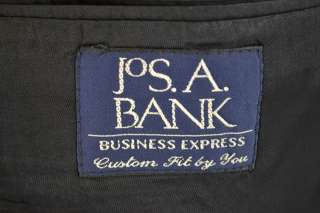 Jos. A. Bank Mens Charcoal 100% Pure Wool 2 Button Sport Coat Blazer 