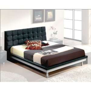 Modern Bed in Black Made in Spain 33B52