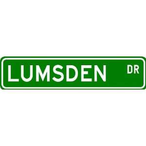  LUMSDEN Street Sign ~ Personalized Family Lastname Sign 