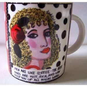  Bad Girl Art Mug by Luckie Street   Men are Like Coffee 