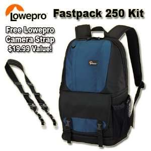  Lowepro Fastpack 250 Blue Camera Backpack 15 Inch Laptop 