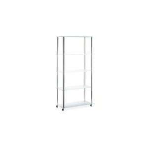  Solar Tempered Glass Shelf Unit With Aluminum Supports 