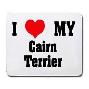  I Love/Heart Cairn Terrier Mousepad